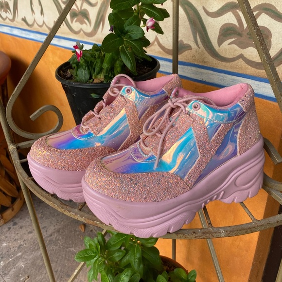 YRU glitter platforms - Picture 1 of 4